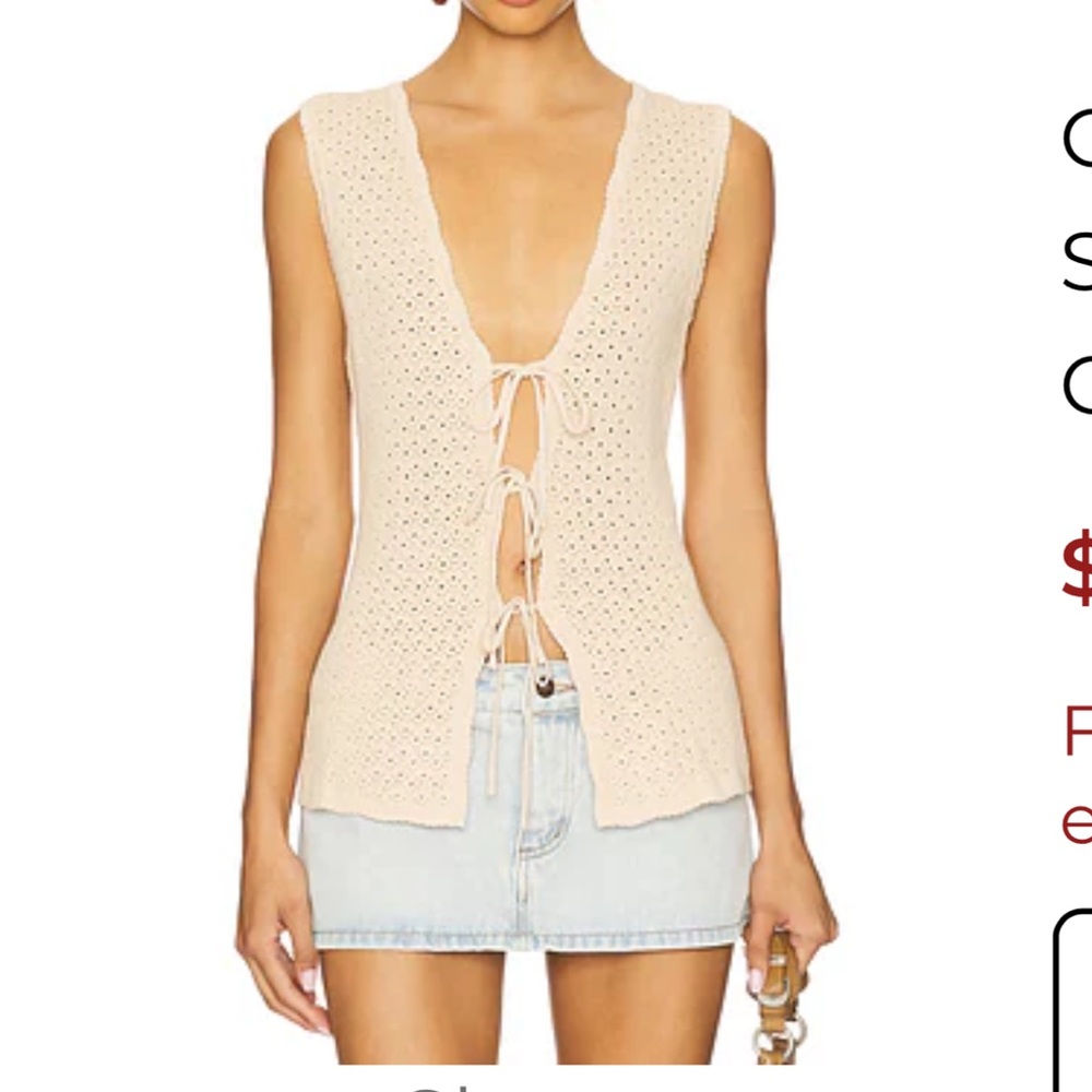 Lovers and Friends Lizzy Tie-Front  Top